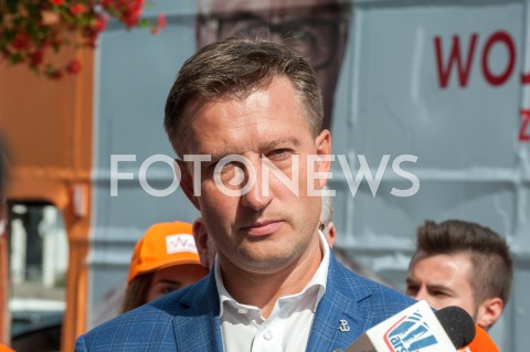  13.09.2018 WARSZAWA<br />PREZENTACJA JEDYNEK JACKA WOJCIECHOWICZA DO RADY MIASTA<br />N/Z MARCIN ISKRA<br /> 