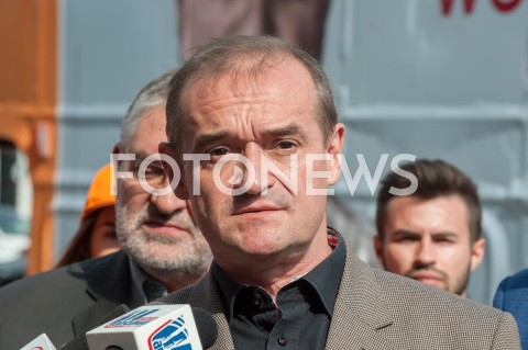  13.09.2018 WARSZAWA<br />PREZENTACJA JEDYNEK JACKA WOJCIECHOWICZA DO RADY MIASTA<br />N/Z LECH JAWORSKI<br /> 