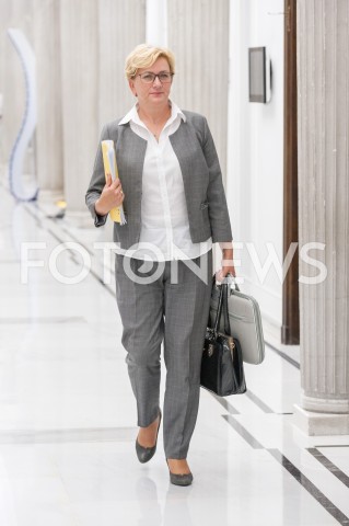  13.09.2018 WARSZAWA SEJM<br />POSIEDZENIE SEJMU<br />N/Z JOZEFA SZCZUREK ZELAZKO<br /> 