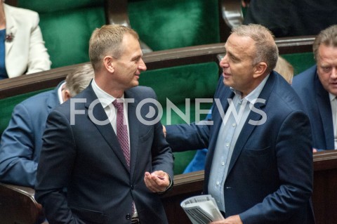  13.09.2018 WARSZAWA SEJM<br />POSIEDZENIE SEJMU<br />N/Z SLAWOMIR NITRAS GRZEGORZ SCHETYNA<br /> 