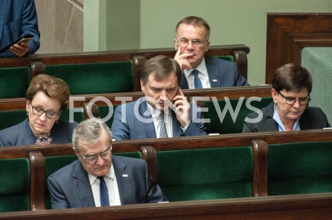  13.09.2018 WARSZAWA SEJM<br />POSIEDZENIE SEJMU<br />N/Z ZBIGNIEW ZIOBRO BEATA SZYDLO PIOTR GLINSKI ANNA ZALEWSKA<br /> 