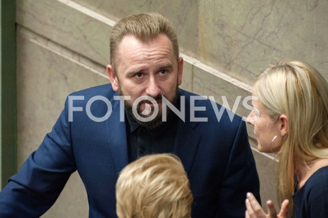  13.09.2018 WARSZAWA SEJM<br />POSIEDZENIE SEJMU<br />N/Z PIOTR MARZEC LIROY JOANNA SCHMIDT<br /> 