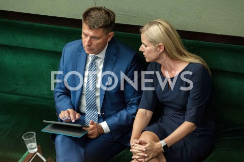  13.09.2018 WARSZAWA SEJM<br />POSIEDZENIE SEJMU<br />N/Z RYSZARD PETRU JOANNA SCHMIDT<br /> 