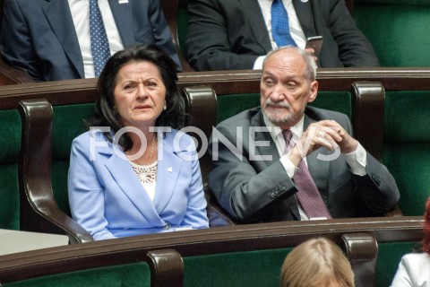  13.09.2018 WARSZAWA SEJM<br />POSIEDZENIE SEJMU<br />N/Z ANNA PALUCH ANTONI MACIEREWICZ<br /> 