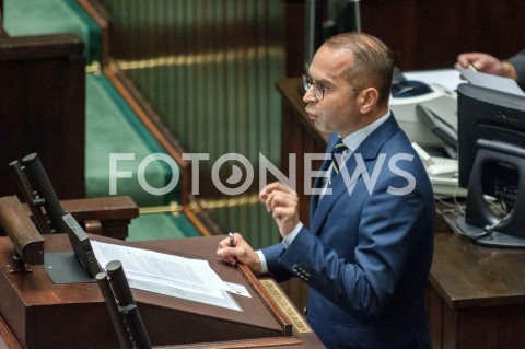  13.09.2018 WARSZAWA SEJM<br />POSIEDZENIE SEJMU<br />N/Z MICHAL SZCZERBA<br /> 