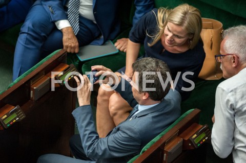  13.09.2018 WARSZAWA SEJM<br />POSIEDZENIE SEJMU<br />N/Z MAREK MICHALAK JOANNA SCHMIDT<br /> 