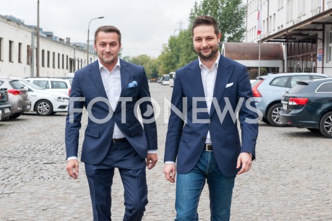  15.09.2018 WARSZAWA<br />PATRYK JAKI ZAPREZENTOWAL SWOJEGO KANDYDATA NA WICEPREZYDENTA WARSZAWY<br />N/Z PATRYK JAKI PIOTR GUZIAL<br /> 