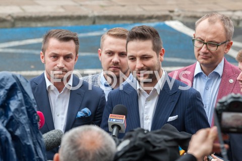  15.09.2018 WARSZAWA<br />PATRYK JAKI ZAPREZENTOWAL SWOJEGO KANDYDATA NA WICEPREZYDENTA WARSZAWY<br />N/Z PATRYK JAKI PIOTR GUZIAL<br /> 