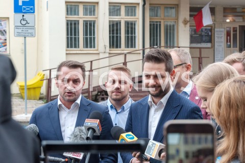  15.09.2018 WARSZAWA<br />PATRYK JAKI ZAPREZENTOWAL SWOJEGO KANDYDATA NA WICEPREZYDENTA WARSZAWY<br />N/Z PATRYK JAKI PIOTR GUZIAL<br /> 