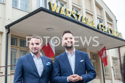  15.09.2018 WARSZAWA<br />PATRYK JAKI ZAPREZENTOWAL SWOJEGO KANDYDATA NA WICEPREZYDENTA WARSZAWY<br />N/Z PATRYK JAKI PIOTR GUZIAL<br /> 