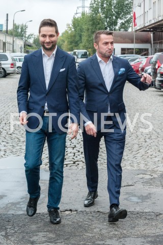  15.09.2018 WARSZAWA<br />PATRYK JAKI ZAPREZENTOWAL SWOJEGO KANDYDATA NA WICEPREZYDENTA WARSZAWY<br />N/Z PATRYK JAKI PIOTR GUZIAL<br /> 