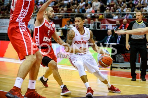  17.09.2018 GDANSK<br />
KOSZYKOWKA - KWALIFIKACJE DO MISTRZOSTW SWIATA FIBA 2019<br />
BASKETBALL - THE FIBA WORLD CUP 2019 QUALIFIERS<br />
POLSKA - CHORWACJA<br />
(poland - croatia)<br />
N/Z AARON CEL SYLWETKA<br />
 