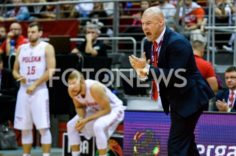  17.09.2018 GDANSK<br />
KOSZYKOWKA - KWALIFIKACJE DO MISTRZOSTW SWIATA FIBA 2019<br />
BASKETBALL - THE FIBA WORLD CUP 2019 QUALIFIERS<br />
POLSKA - CHORWACJA<br />
(poland - croatia)<br />
N/Z TRENER MIKE TAYLOR EMOCJE<br />
 