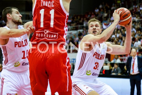  17.09.2018 GDANSK<br />
KOSZYKOWKA - KWALIFIKACJE DO MISTRZOSTW SWIATA FIBA 2019<br />
BASKETBALL - THE FIBA WORLD CUP 2019 QUALIFIERS<br />
POLSKA - CHORWACJA<br />
(poland - croatia)<br />
N/Z KAMIL LACZYNSKI MIKOLAJ WITLINSKI<br />
 