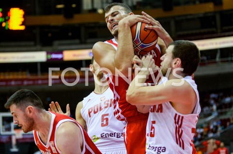  17.09.2018 GDANSK<br />
KOSZYKOWKA - KWALIFIKACJE DO MISTRZOSTW SWIATA FIBA 2019<br />
BASKETBALL - THE FIBA WORLD CUP 2019 QUALIFIERS<br />
POLSKA - CHORWACJA<br />
(poland - croatia)<br />
N/Z ANTE ZIZIC KAMIL LACZYNSKI<br />
 