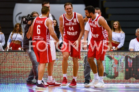  17.09.2018 GDANSK<br />
KOSZYKOWKA - KWALIFIKACJE DO MISTRZOSTW SWIATA FIBA 2019<br />
BASKETBALL - THE FIBA WORLD CUP 2019 QUALIFIERS<br />
POLSKA - CHORWACJA<br />
(poland - croatia)<br />
N/Z ROK STIPCEVIC BOGDAN BOGDANOVIC KRUNOSLAV SIMON<br />
 