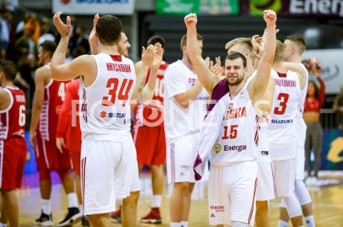  17.09.2018 GDANSK<br />
KOSZYKOWKA - KWALIFIKACJE DO MISTRZOSTW SWIATA FIBA 2019<br />
BASKETBALL - THE FIBA WORLD CUP 2019 QUALIFIERS<br />
POLSKA - CHORWACJA<br />
(poland - croatia)<br />
N/Z KAMIL LACZYNSKI RADOSC EMOCJE WYGRANA<br />
 