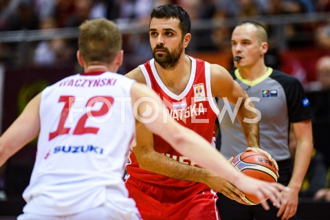  17.09.2018 GDANSK<br />
KOSZYKOWKA - KWALIFIKACJE DO MISTRZOSTW SWIATA FIBA 2019<br />
BASKETBALL - THE FIBA WORLD CUP 2019 QUALIFIERS<br />
POLSKA - CHORWACJA<br />
(poland - croatia)<br />
N/Z KRUNOSLAV SIMON<br />
 