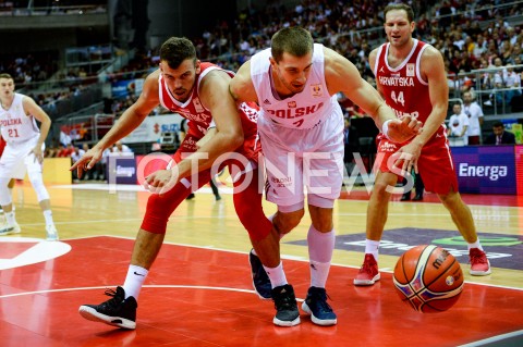  17.09.2018 GDANSK<br />
KOSZYKOWKA - KWALIFIKACJE DO MISTRZOSTW SWIATA FIBA 2019<br />
BASKETBALL - THE FIBA WORLD CUP 2019 QUALIFIERS<br />
POLSKA - CHORWACJA<br />
(poland - croatia)<br />
N/Z ANTE ZIZIC BOGDAN BOGDANOVIC<br />
 