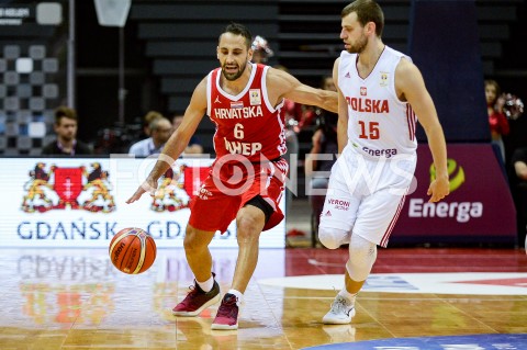  17.09.2018 GDANSK<br />
KOSZYKOWKA - KWALIFIKACJE DO MISTRZOSTW SWIATA FIBA 2019<br />
BASKETBALL - THE FIBA WORLD CUP 2019 QUALIFIERS<br />
POLSKA - CHORWACJA<br />
(poland - croatia)<br />
N/Z ROK STIPCEVIC KAMIL LACZYNSKI<br />
 