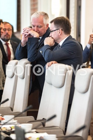  18.09.2018 WARSZAWA<br />POSIEDZENIE RADY MINISTROW<br />N/Z ZBIGNIEW ZIOBRO JAROSLAW GOWIN<br /> 