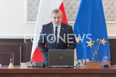 Posiedzenie Rady Ministrów w Warszawie
