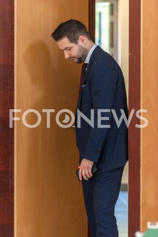  20.09.2018 WARSZAWA<br />POSIEDZENIE KOMISJI WERYFIKACYJNEJ<br />N/Z PATRYK JAKI<br /> 