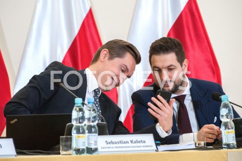  20.09.2018 WARSZAWA<br />POSIEDZENIE KOMISJI WERYFIKACYJNEJ<br />N/Z PATRYK JAKI SEBASTIAN KALETA<br /> 