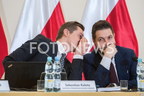  20.09.2018 WARSZAWA<br />POSIEDZENIE KOMISJI WERYFIKACYJNEJ<br />N/Z PATRYK JAKI SEBASTIAN KALETA<br /> 