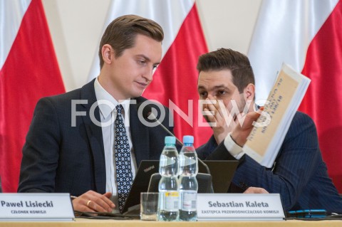  20.09.2018 WARSZAWA<br />POSIEDZENIE KOMISJI WERYFIKACYJNEJ<br />N/Z PATRYK JAKI SEBASTIAN KALETA<br /> 
