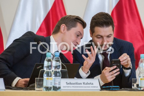 20.09.2018 WARSZAWA<br />POSIEDZENIE KOMISJI WERYFIKACYJNEJ<br />N/Z PATRYK JAKI SEBASTIAN KALETA<br /> 