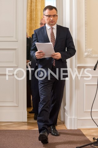  20.09.2018 WARSZAWA<br />KONFERENCJA MINISTRA SPRAWIEDLIWOSCI<br />N/Z ZBIGNIEW ZIOBRO<br /> 