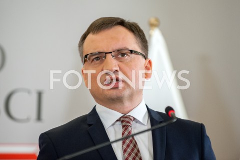  20.09.2018 WARSZAWA<br />KONFERENCJA MINISTRA SPRAWIEDLIWOSCI<br />N/Z ZBIGNIEW ZIOBRO<br /> 
