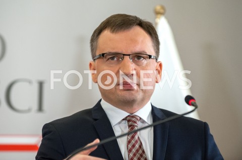  20.09.2018 WARSZAWA<br />KONFERENCJA MINISTRA SPRAWIEDLIWOSCI<br />N/Z ZBIGNIEW ZIOBRO<br /> 