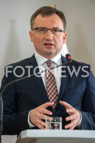  20.09.2018 WARSZAWA<br />KONFERENCJA MINISTRA SPRAWIEDLIWOSCI<br />N/Z ZBIGNIEW ZIOBRO<br /> 