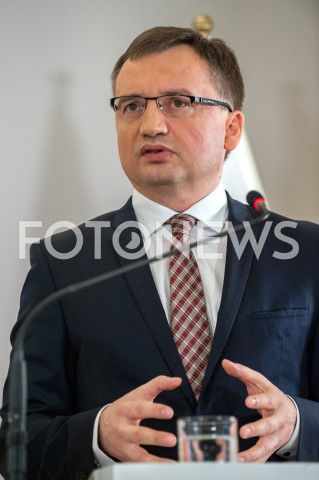  20.09.2018 WARSZAWA<br />KONFERENCJA MINISTRA SPRAWIEDLIWOSCI<br />N/Z ZBIGNIEW ZIOBRO<br /> 