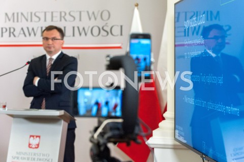  20.09.2018 WARSZAWA<br />KONFERENCJA MINISTRA SPRAWIEDLIWOSCI<br />N/Z ZBIGNIEW ZIOBRO<br /> 