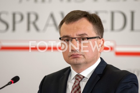  20.09.2018 WARSZAWA<br />KONFERENCJA MINISTRA SPRAWIEDLIWOSCI<br />N/Z ZBIGNIEW ZIOBRO<br /> 