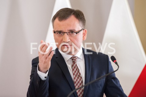  20.09.2018 WARSZAWA<br />KONFERENCJA MINISTRA SPRAWIEDLIWOSCI<br />N/Z ZBIGNIEW ZIOBRO<br /> 