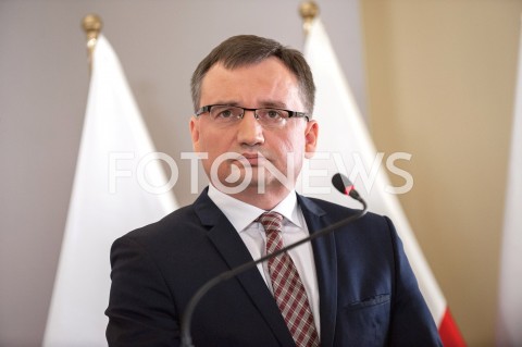  20.09.2018 WARSZAWA<br />KONFERENCJA MINISTRA SPRAWIEDLIWOSCI<br />N/Z ZBIGNIEW ZIOBRO<br /> 