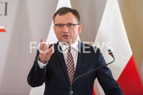  20.09.2018 WARSZAWA<br />KONFERENCJA MINISTRA SPRAWIEDLIWOSCI<br />N/Z ZBIGNIEW ZIOBRO<br /> 