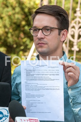  20.09.2018 WARSZAWA<br />KONFERENCJA PRZEDSTAWICIELI MIASTO JEST NASZE<br />N/Z JACEK GRZESZAK<br /> 