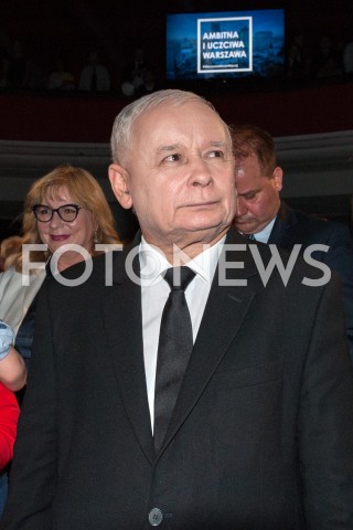  22.09.2018 WARSZAWA<br />KONWENCJA WYBORCZA PATRYKA JAKIEGO<br />N/Z JAROSLAW KACZYNSKI<br /> 
