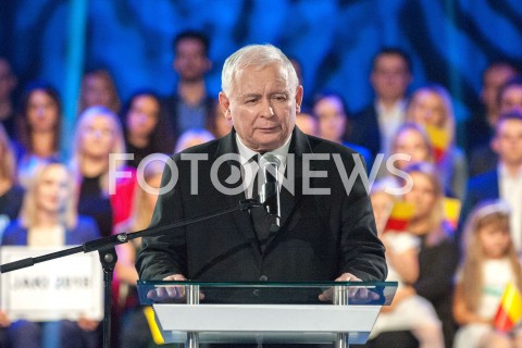  22.09.2018 WARSZAWA<br />KONWENCJA WYBORCZA PATRYKA JAKIEGO<br />N/Z JAROSLAW KACZYNSKI<br /> 