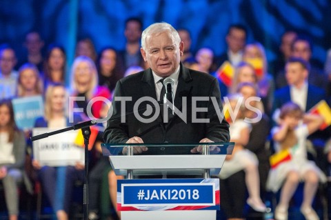  22.09.2018 WARSZAWA<br />KONWENCJA WYBORCZA PATRYKA JAKIEGO<br />N/Z JAROSLAW KACZYNSKI<br /> 