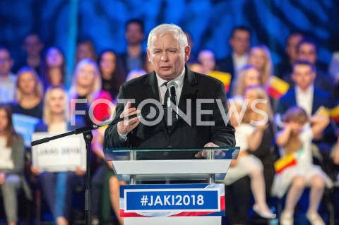  22.09.2018 WARSZAWA<br />KONWENCJA WYBORCZA PATRYKA JAKIEGO<br />N/Z JAROSLAW KACZYNSKI<br /> 