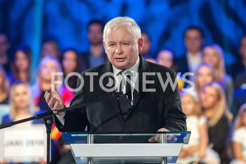  22.09.2018 WARSZAWA<br />KONWENCJA WYBORCZA PATRYKA JAKIEGO<br />N/Z JAROSLAW KACZYNSKI<br /> 