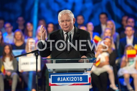  22.09.2018 WARSZAWA<br />KONWENCJA WYBORCZA PATRYKA JAKIEGO<br />N/Z JAROSLAW KACZYNSKI<br /> 