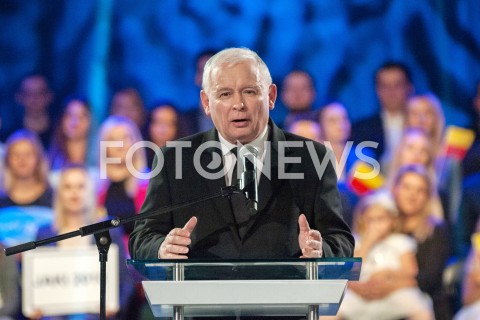  22.09.2018 WARSZAWA<br />KONWENCJA WYBORCZA PATRYKA JAKIEGO<br />N/Z JAROSLAW KACZYNSKI<br /> 