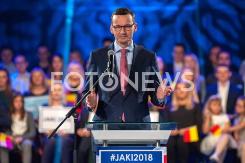  22.09.2018 WARSZAWA<br />KONWENCJA WYBORCZA PATRYKA JAKIEGO<br />N/Z MATEUSZ MORAWIECKI<br /> 